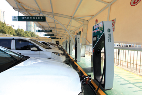 常熟充電站項(xiàng)目均由宏宇公司完成土建、安裝與運(yùn)維